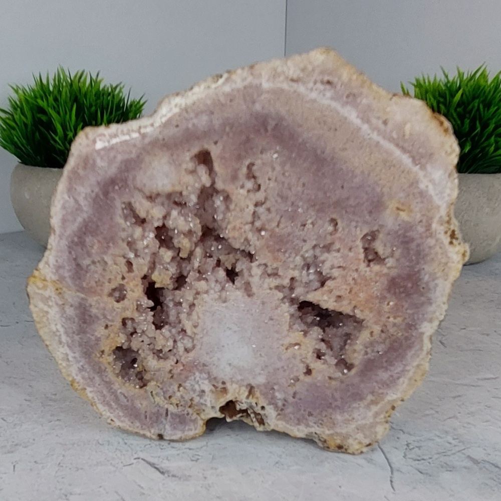 Pink Amethyst Display | Love, Emotional Healing & Tranquility